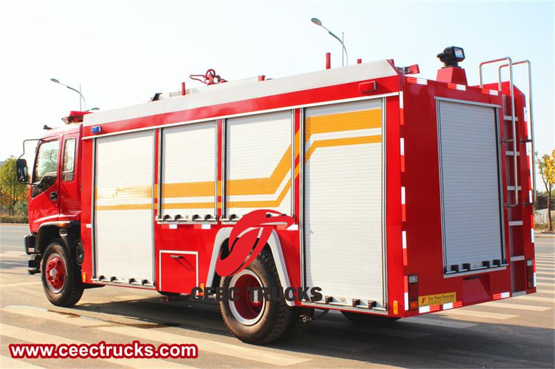 Isuzu FVR foam water fire truck