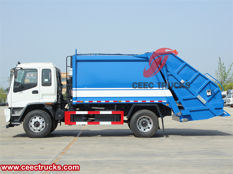 CEEC exporting refuse compactor truck