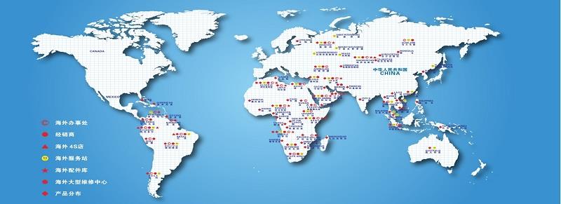 CEEC TRUCKS Overseas Service Distribution