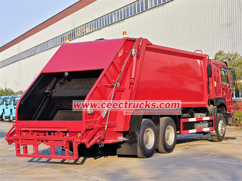 HOWO 20CBM garbage compactor truck