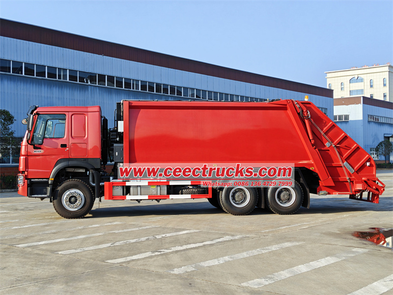 HOWO 20CBM garbage compactor truck