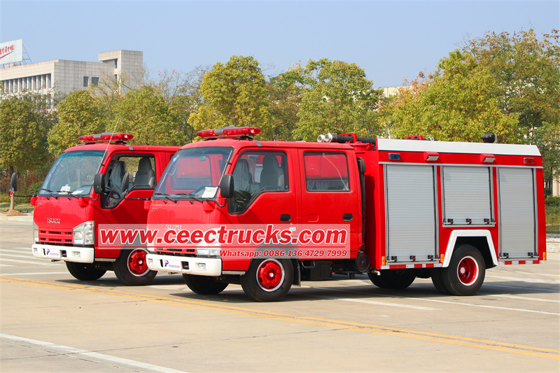 ISUZU NKR fire truck