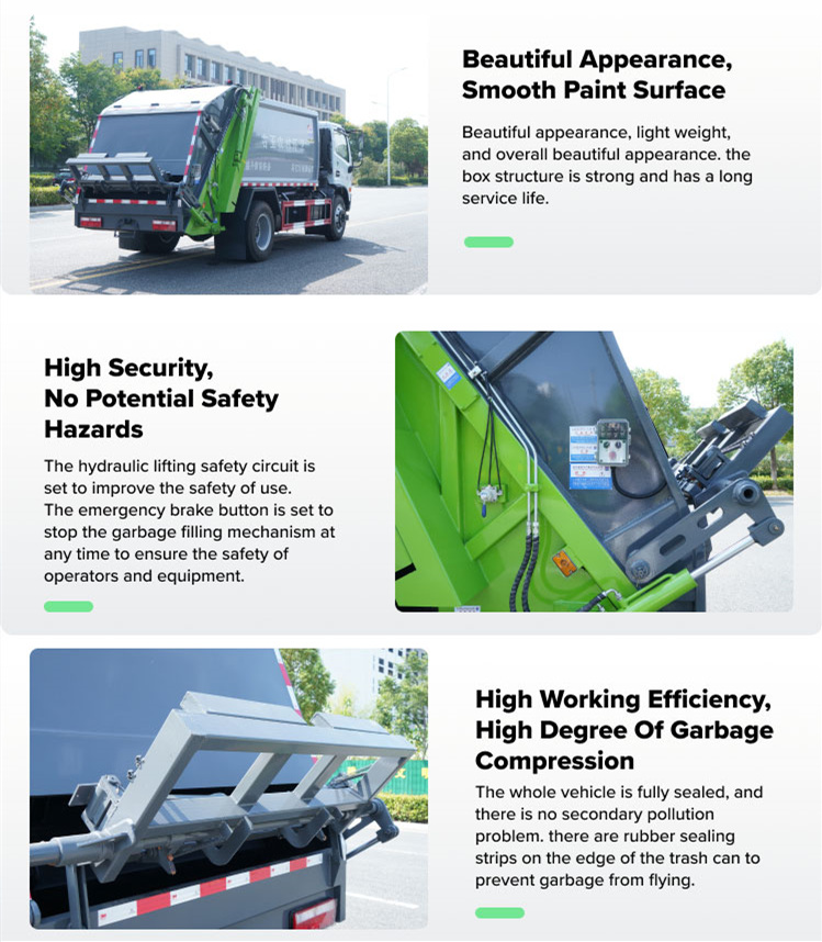 CEEC TRUCKS garbage compactor advanted features