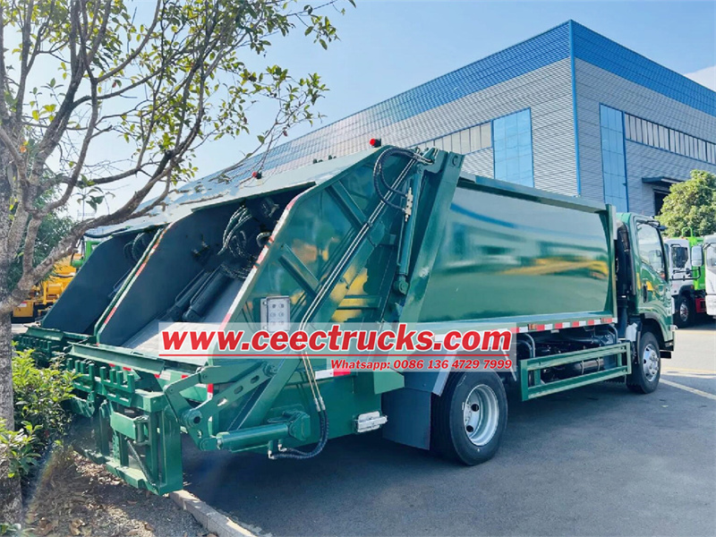 ISUZU trash compactor garbage truck for sale ISUZU garbage compactor truck