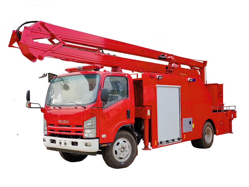 ISUZU 16m knuckle aerial platform fire fighting truck ISUZU aerial platform truck
