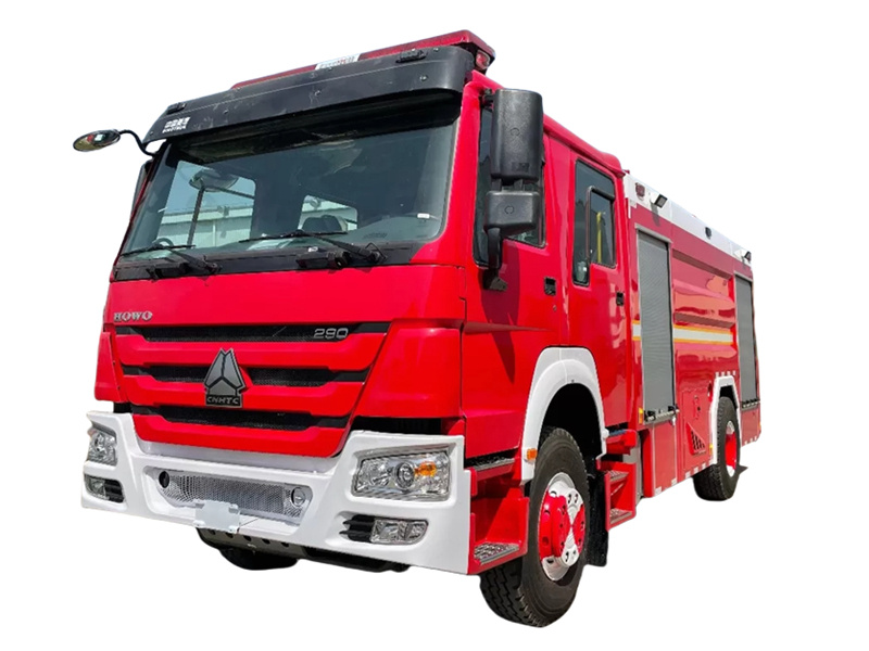 Howo 4x2 fire fighting truck