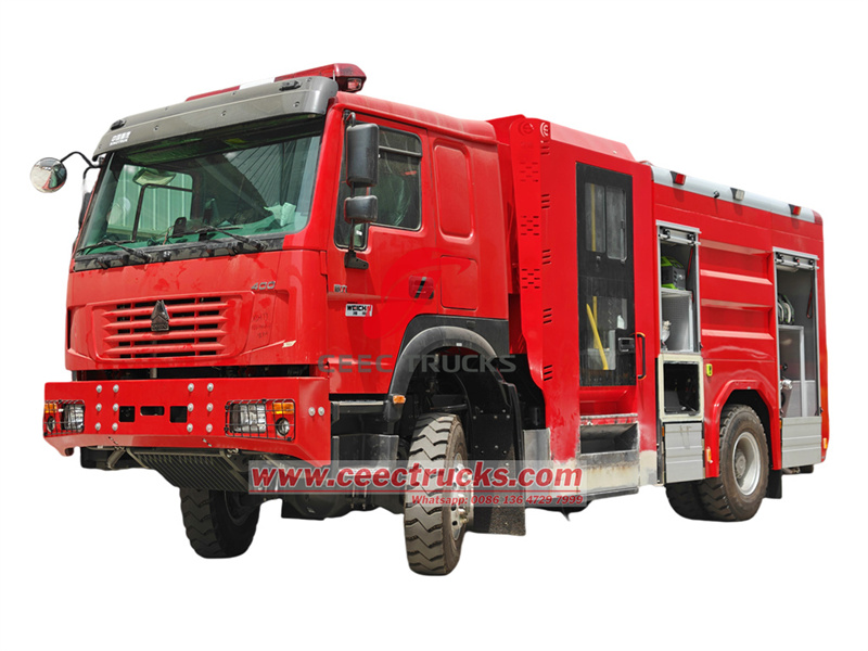 Howo 4x4 foam fire fighting truck Howo 4x4 foam fire fighting truck