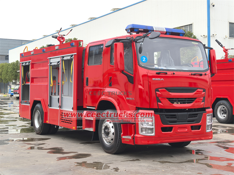 Isuzu GIGA 4X foam fire tanker truck