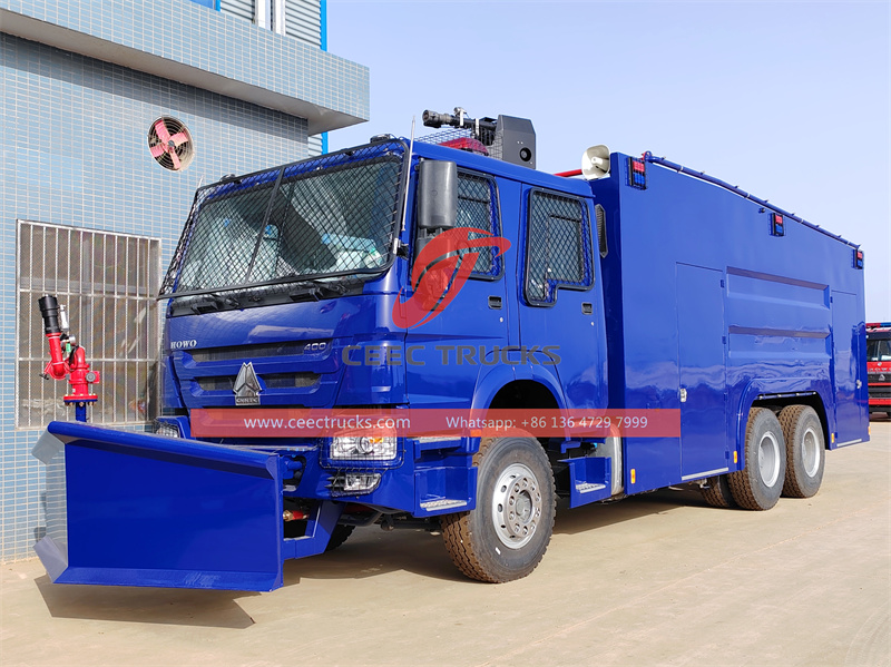 Howo armored crowd control riot truck Howo armored crowd control riot truck