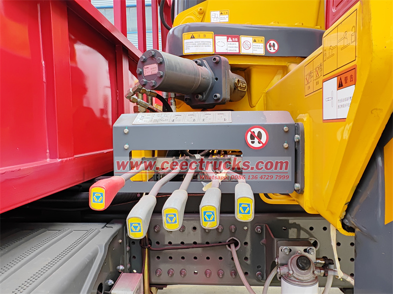 Manual hydraulic operating lever Manual hydraulic operating lever