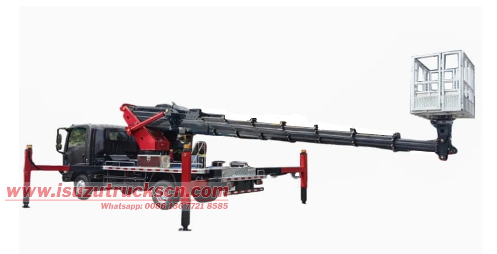 Isuzu ELF truck mounted man lift Isuzu ELF truck mounted man lift