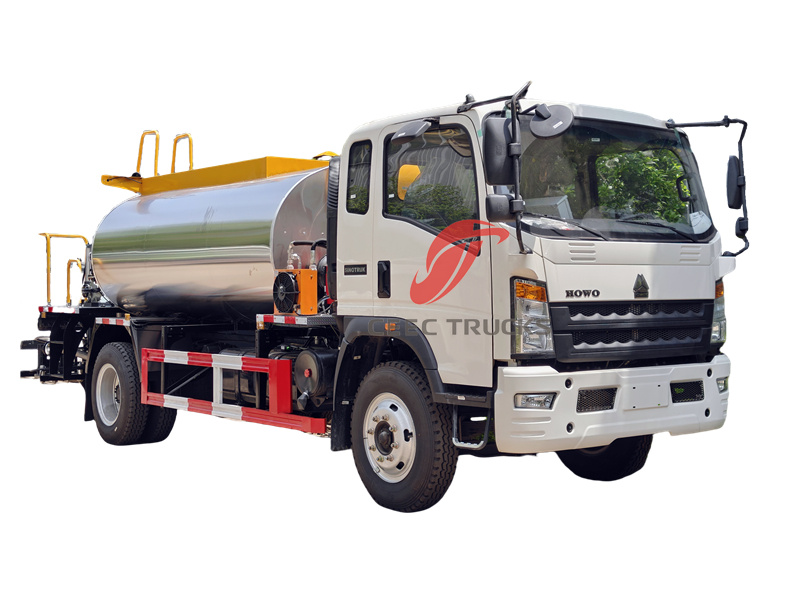 Howo asphalt distributor truck