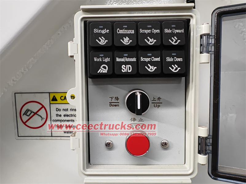 Tailgate electrical control box