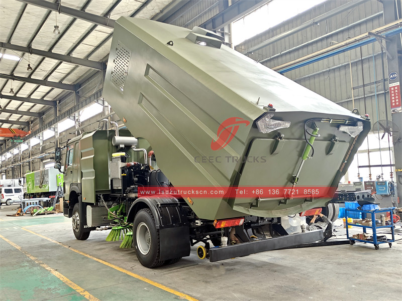 Howo Heavy duty Street sweeping Tuck