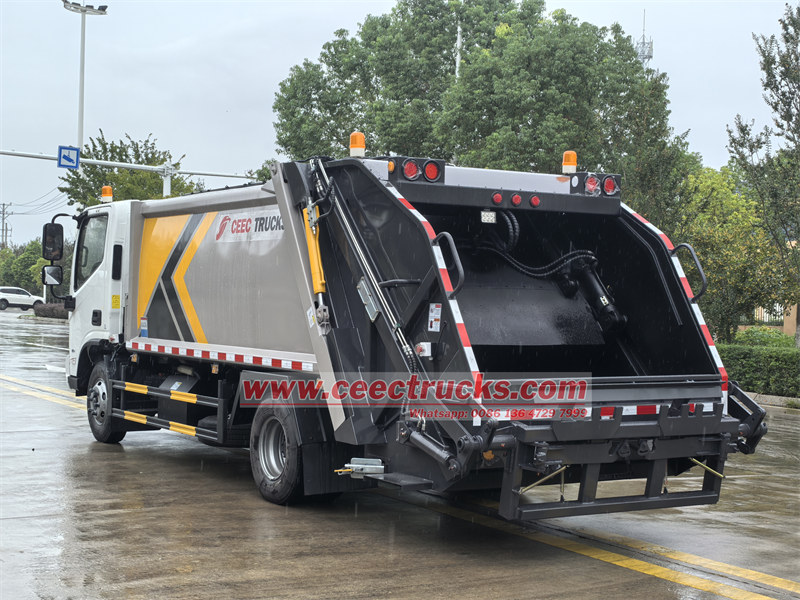 Foton 10cbm refuse trash compactor truck