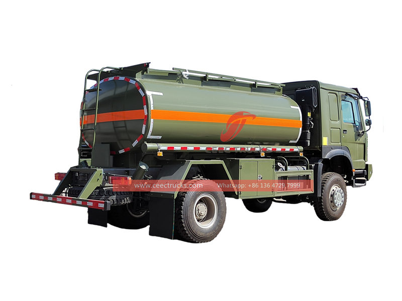 HOWO off road 10000L mobile diesel bowser