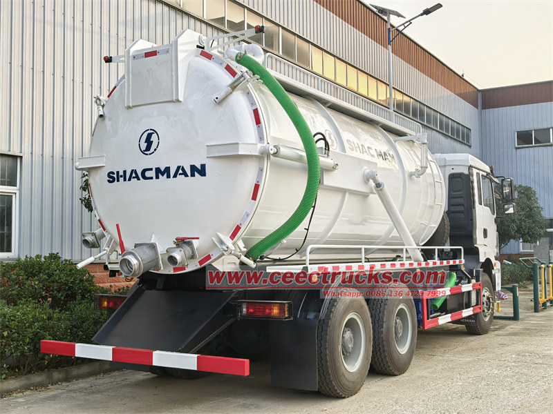Shacman 20cbm vacuum pumper truck