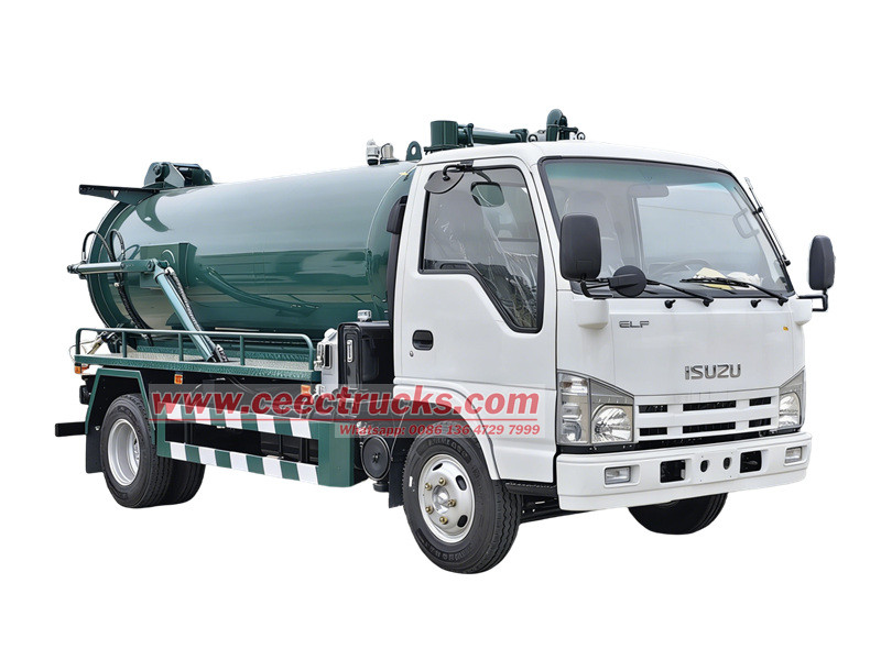 ISUZU light duty vacuum truck