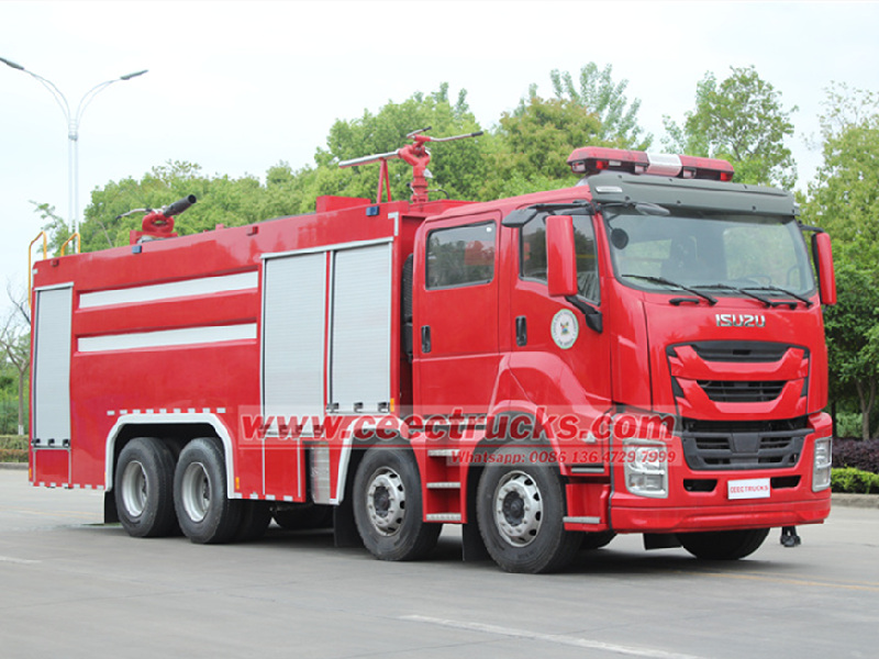 Isuzu GIGA 8x4 fire fighting truck