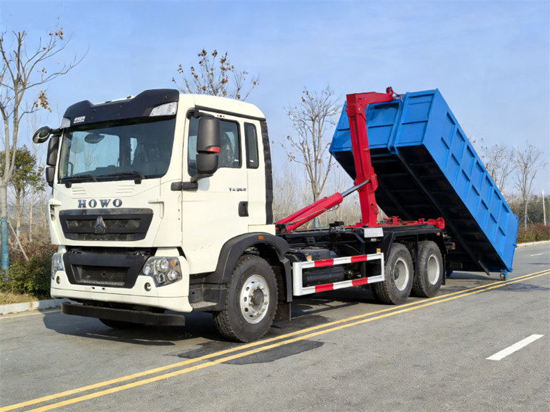 Howo TX heavy 20CBM hook loader truck