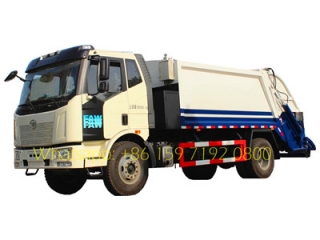 faw 10 cbm refuser les camions de compression d'exportation cameroun