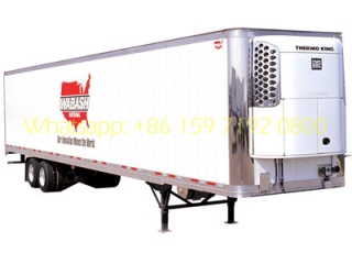 40-60 cbm réfrigérateur semi-remorque fabricant prix le plus bas vente