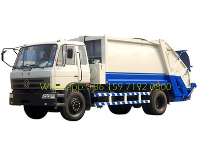 2016 new dongfeng 10000 liters garbage compactor trucks lowest price