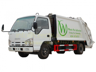 pays asie acheter isuzu 6cbm camion à ordures comprimé prix bas