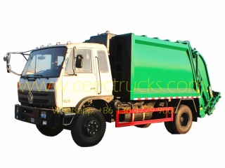 célèbre camion de compacteur de déchets de Chine dongfeng 12 cbm