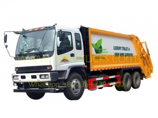 japon-tech 20 cbm camion compacteur d'ordures