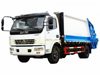 Dongfeng 8cbm compacteur de déchets camion vente chaude