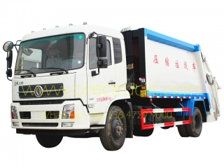 Dongfeng camion compacteur à ordures de 14 mètres cubes