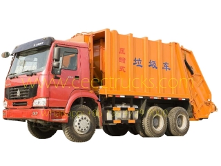 howo 20 cbm compacteur à ordures camion à vendre