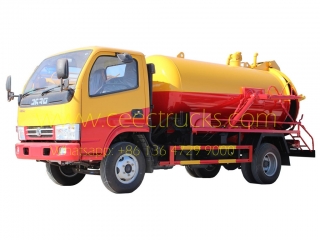 dongfeng 4,000l camion pompe d'aspiration septique-CEEC TRUCKS