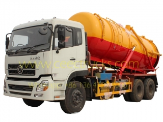 camion-citerne d'aspiration des eaux usées sous vide dongfeng 16cbm-CEEC TRUCKS