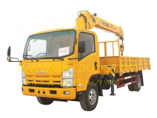 isuzu 6,3 t grue camion exportation rowanda