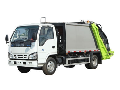 5 CBM capacity garbage compactor truck