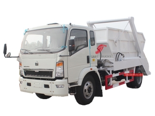 8cbm skip lift camion à ordures howo-CEEC TRUCKS