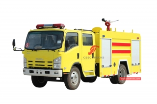 camion de lutte contre l'incendie à mousse d'eau isuzu 4 + 1cbm-CEEC TRUCKS