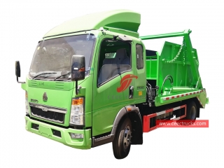 Camion à ordures à bras oscillant 6cbm howo-CEEC TRUCKS