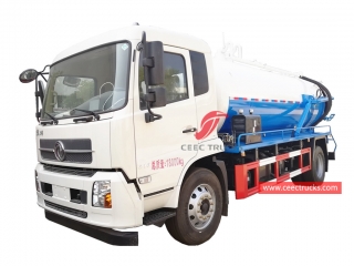 Camion de réservoir d'eaux usées sous vide 10cbm dongfeng-CEEC TRUCKS