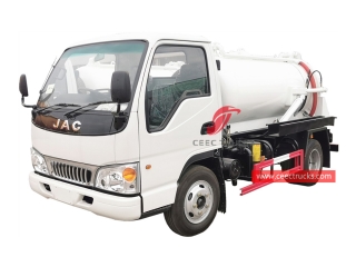 3000 litres camion d'aspiration des eaux usées jac-CEEC TRUCKS
