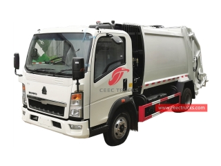 camion compacteur à ordures rhd howo-CEEC TRUCKS