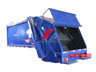 Norme européenne 8000 litres compression camion poubelle haut du corps