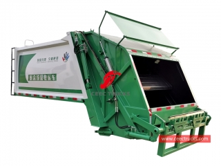 toute nouvelle structure de caisse de camion à déchets compressés de 8 000 litres