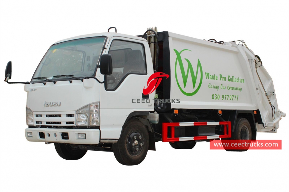 Brand new ISUZU 5CBM Garbage compressor truck for exporting