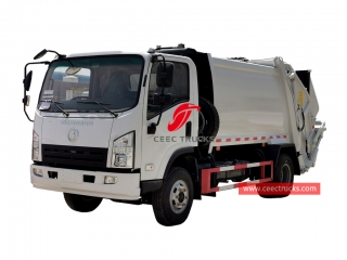 camion compacteur de déchets shacman 5cbm