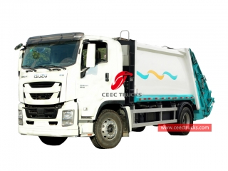 tout nouveau camion de compresseur d'ordures d'isuzu giga 14cbm