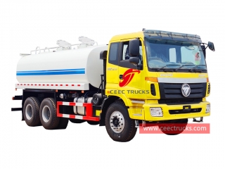 FOTON 6×4 de l'eau de pulvérisation de camion