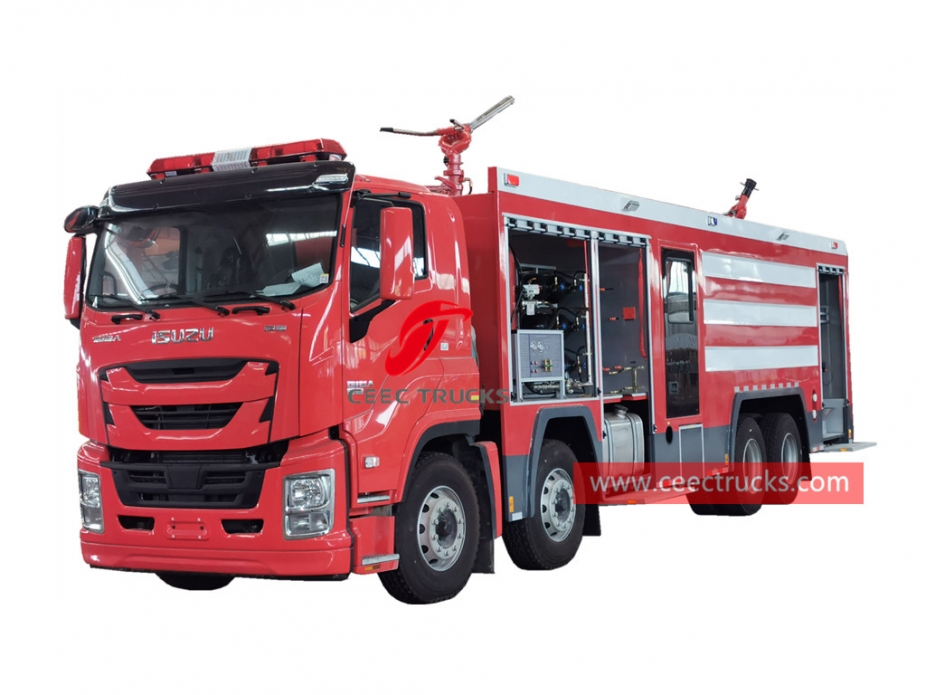 ISUZU GIGA Dry powder Fire fighting truck for sale